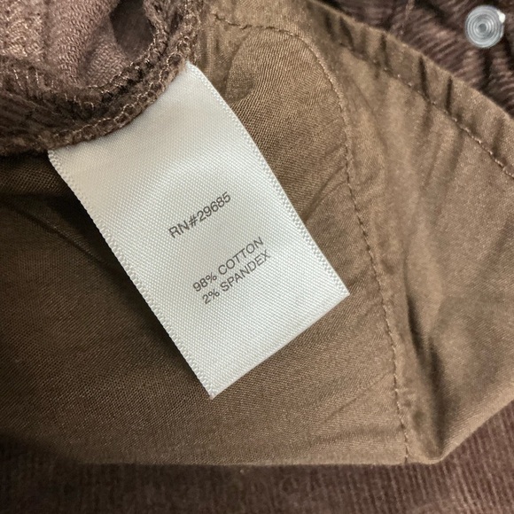 Pendleton Corduroy Brown Pants Tailored Fit - Picture 7 of 10